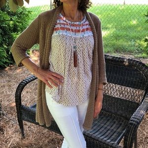 Anthro sleeveless top